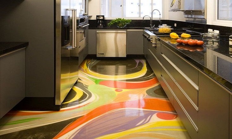 کاشی آشپزخانه سه بعدی زیبا
