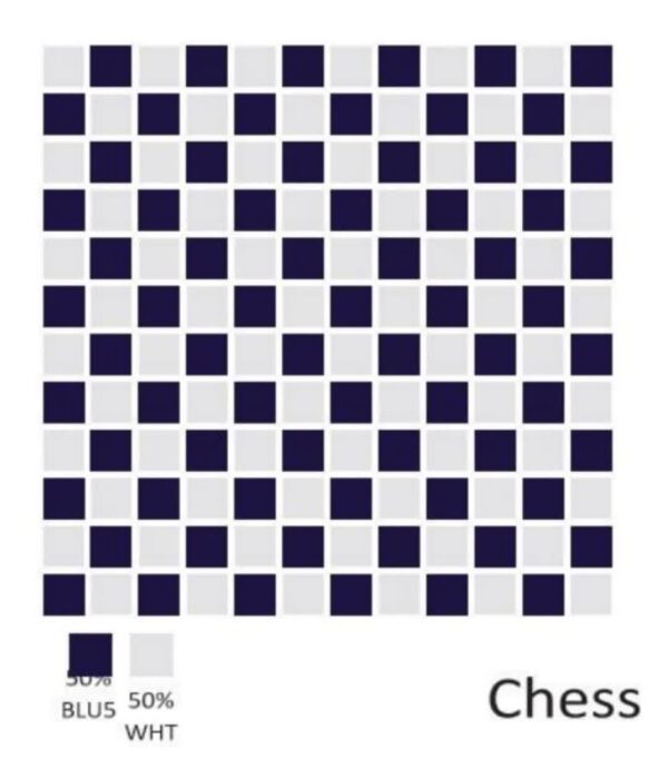 کاشی استخری میکس شطرنجی گلدیس کاشی در ابعاد ۲.۵*۲.۵