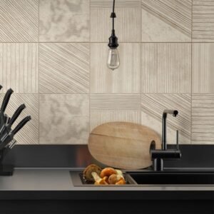 سرامیک لانکوم دکور بژ مات گلدیس کاشی 40*120