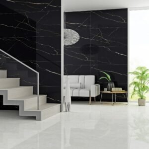 سرامیک آریزو مشکی نانو پولیش ایفاسرام 60*120