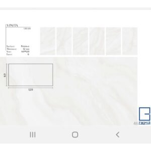 سرامیک وینیتا کرم پولیش بسلی 60*120