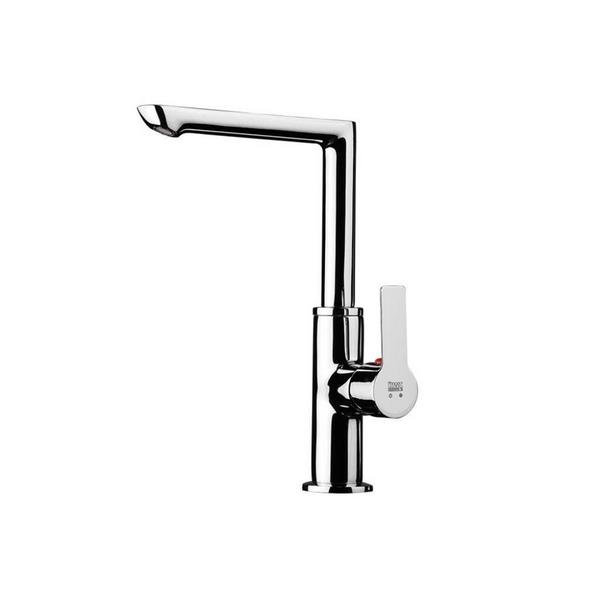 ست کامل شیر آلات کی دبلیو سی مدل ریتا کروم - Image 2