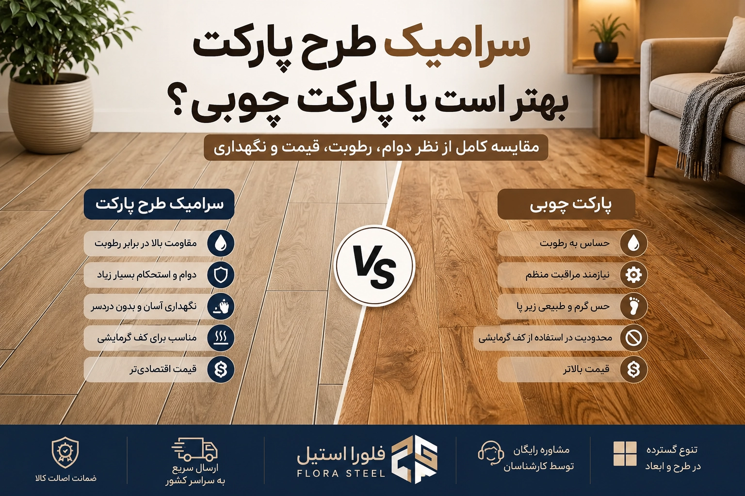 سرامیک طرح پارکت